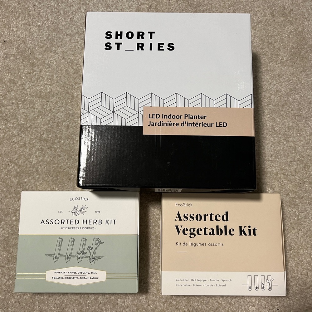 Short Stories LED Indoor Planter